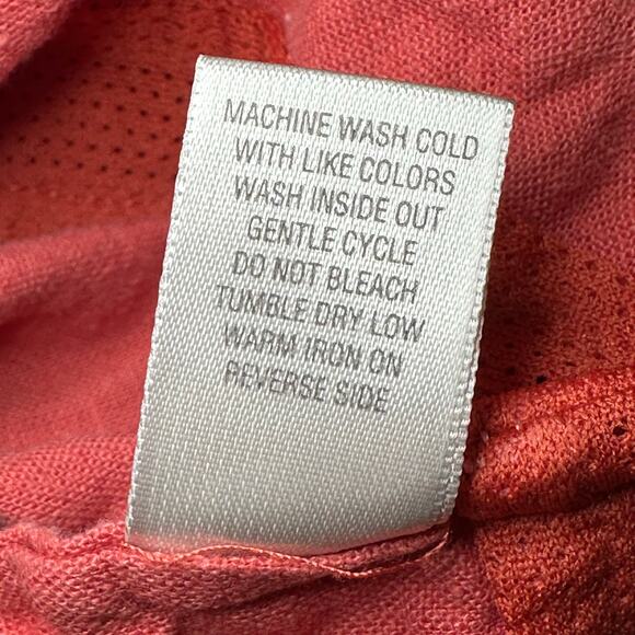 CJ Banks 2004 Vintage Linen Blend Quarter Sleeve Floral Print Women 2X - Picture 11 of 11